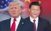 中國國家主席習近平(右)和美國總統特朗普。(圖源:互聯網)
