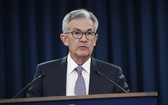 9月18日,在美國首都華盛頓,美國聯邦儲備委員會主席鮑威爾在新聞發布會上講話。(圖源:新華社)