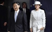 日本天皇德仁與皇后雅子。(圖源:Kyodo)