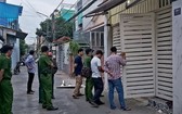 警方在案發地點進行調查取證。(圖源:成名)