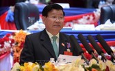 老撾人民革命黨中央執委會總書記通倫‧西蘇里同志。(圖源:越通社)