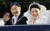 日本天皇德仁伉儷。(圖源:共同社)