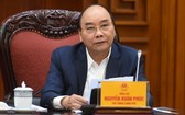政府總理阮春福主持政府常務處會議。(圖源:光孝)