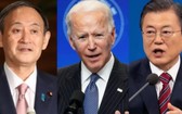 日美韓三國領導人。(圖源:互聯網)