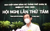 市委書記阮文年在會上致詞。