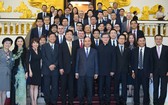 政府總理阮春福在政府辦事處接見了中國香港企業代表團。（圖源：互聯網）