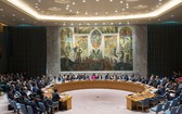 圖為安理會會議現場。（圖源：聯合國/ Eskinder Debebe）