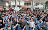 韓國文化放送（MBC）工會會員上周三在首爾總社外集會。（圖源：互聯網）
