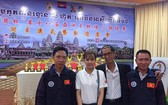 我國女棋手高芳清(左二)在此屆亞洲象棋個人賽獲得第3名。（圖源：阮廷）