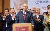 捷克現任總統澤曼贏得連任。（圖源：路透社）