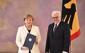 默克爾4度連任德國總理。（圖源：AP）