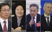 左起：韓正、孫春蘭、胡春華、劉鶴當選中國國務院副總理。（圖源：互聯網）