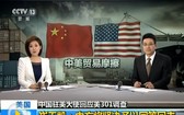 中國向 WTO 起訴美國 301 徵稅建議。（圖源：CCTV視頻截圖）
