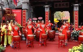 圖為2018年金銀亭與金銀首飾業協會盛會開幕式一節目。(圖源:新河內報)
