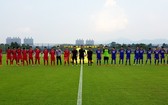 越南U19與梅縣區鐵漢隊出賽陣容。