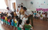 寶元公司工會與平新勞動聯團配合在小太陽幼兒園舉辦中秋節盛會。