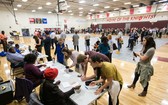 美國選民排隊等候投票。（圖源：Getty Images）