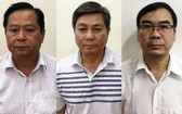 被暫時拘押的3名嫌疑人阮友信（左）、陶英傑（中）及張文細。（圖源：公安部）