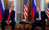 俄美總統將於 G20 峰會期間會晤。圖為7月16日，美國總統特朗普與俄羅斯總統普京在芬蘭赫爾辛基舉行會晤。（圖源：路透社）