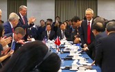 中美經貿談判會場 。 （圖源：互聯網）