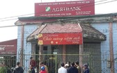 遭打劫的Agribank銀行太平省分行。（圖源：阮琳）