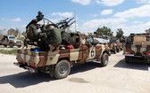 利比亞局勢升溫，聯合國籲停火兩小時。圖為哈夫塔帶領的利比亞“國民軍”。（圖源：互聯網）
