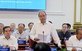 阮春福總理在會議上致詞。（圖源：黃雄）