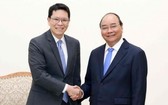 政府總理阮春福接見泰國央行行長。（圖源：越通社）
