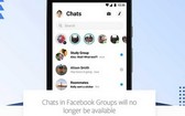 臉書的群組聊天功能將不再可用！（圖源：互聯網）
