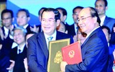 越柬簽署歷史性邊境協議。（圖源：越通社）
