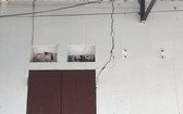 高平省重慶縣過去兩天連續發生四場地震，地震過後，多間民房的墻面出現裂縫現象。（圖源：陲楊）