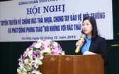 越南公職人員工會副主席潘方幸在會上發言。（圖源：越通社）
