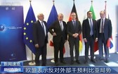 歐盟反對外部干預利比亞局勢。（圖源：CCTV視頻截圖）