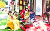 市青年文化宮的“越地春節”活動。