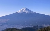 富士山火。（圖源：共同社）