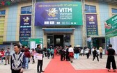 2020年河內市越南國際旅遊展銷會第三次因新冠肺炎疫情影響而延期。圖為2019年河內市越南國際旅遊展銷會一瞥。（圖源：VOV）