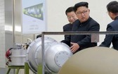朝鮮國務委員會委員長金正恩現場指導核武器開發工作。（圖源：韓聯社）