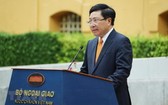我國外交部長范平明代表2020年東盟輪值主席國發表演講。（圖源：越通社）