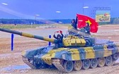 越南參賽隊VN1坦克車隊。（圖源：越南國防網）