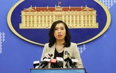 外交部發言人黎氏秋姮昨(15)日下午在外交部例行新聞發佈會上通報有關第37屆東盟(東協)峰會組織工作的消息。(圖源:越通社)