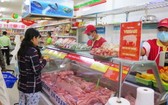 Co.opmart連鎖超市售賣平抑價格的豬肉。