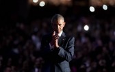 2017年1月10日，時任美國總統奧巴馬在芝加哥市發表告別演說。（圖源：新華社）