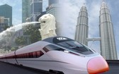 馬來西亞和新加坡兩國政府29日發表聯合聲明，宣佈馬來西亞將就吉隆坡到新加坡高鐵項目取消向新加坡賠償1億零280萬新元。（圖源：互聯網）