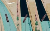 “長賜”號進入蘇伊士運河至擱淺全過程。（圖源：互聯網）