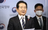 3月29日，在中央政府首爾辦公樓，韓國總理丁世均公佈反腐會議協商結果。 （圖源：韓聯社）