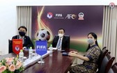 越南足協代表出席國際足聯第七十一屆全體代表大會。（圖源：互聯網）