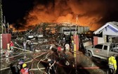 位於泰國首都曼谷東部北欖府的一家化學品工廠5日凌晨發生爆炸事故，造成至少20人受傷。（圖源：互聯網）