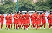 越南男國足培訓。（圖源：互聯網）