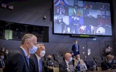 北約20日以視訊方式舉行外長特別會議，會商阿富汗情勢。 （圖源：NATO）