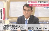 日本行政改革擔當相河野太郎在29日的富士電視台節目中發言。（圖源：視頻截圖）